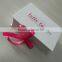 the magnet folding gift box with beautiful ribbon for the wedding journey tulle