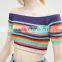 Shirt Women Colorful Crop Tops Latest Tops For Girls