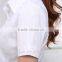 cool polo cotton open design shirts for lady