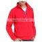 Custom fleece zipper jacket sweatshirt without hood