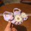 FC11068 summer 2017 children shoes princess sandals flower girls baby shoes