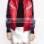 Runwaylover EY1052C Hot selling women floral embroidery satin bomber jacket women satin baseball jacket