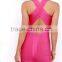 Wholesale halter neck body-con fit fuchsia bandage dress 2015