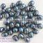 Wholesale 9-10mm Black Freshwater Pearl 2mm Beads