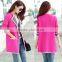 B41006A 2017 wholesale women big size clothes fashion long sleeve simple cardigan