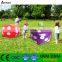 PVC inflatable dice inflatable dice shaped seat for kids' outdoor game tools