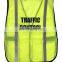 Security mesh vest with hi vis strips logo can be customized