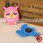 Eco-friendly pink owl design soft pvc refrigerator magnet for leaving message memo