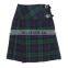 Ladies Girls Women Black Watch Tartan Pleated Mini Billi Skirt