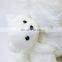 2017 Promotion Gift Custom Cute Mom And Baby Soft Stuffed Animal Toy White Plush Polar Bear