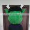 Custom mascot head handmade green bull mascot head