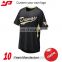 Design Soft Combed Cotton Jersey T-Shirt Baseball with sublimation