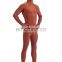 Light Coffee Spandex Lycra Full Body Skin Morph Suits For Man Men Medium