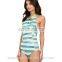 one piece sleeveless sexy surf suit wetsuit neoprene full printed surf suit