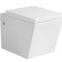 China European standard supplier factory cermaics sanitary ware wall hung square wc white toilet