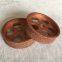 Brazed carbide crushed diamond grinding wheel, grinding head