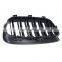 ABS double-slat gloss black auto front grille for BMW 1 series F20 2012-2015