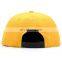 OEM and ODM Stylish 6-panel Yellow crown Snapback cap hat for men