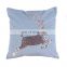 Christmas mermaid sequin throw wholesale pillow cases with elk pattern cushion cover decor