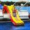 inflatable aqua slide pontoon