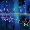 2.5m LED Star Fancy String Lights Curtain Twinkle Night Light For Home Party Birthday Decor Plug Operated