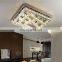 Zhongshan high quality flush mount modern crystal ceiling light design , ceiling lighting fixture