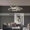Light luxury post-modern minimalist ring chandelier line living room lamp bedroom dining simple personality creative lamps
