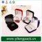 China Factory velvet jewelry gift boxes custom jewelry box for ring