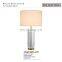 Newest High End Design Gold Metal Crystal Column Table Lamp For Restaurant Villa Home Bedroom