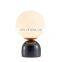 Natural Marble White Black Green Led Desk Lamp Modern Decorative Round Ball Small Table Lamp