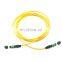 OEM ODM 5m Fiber optic patch cord MPO/MTP  MPO-MPO 8Core SM 9/125um  MM G.657A1 Trunk Cable