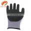 HY 15 Knitted Nylon Gloves Ergonomic Design Palm Dipped Nitrile Anti-abrasion Hand Protection Security EN 388 Gloves 4121