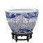 Elegant big Chinese blue and white ceramic outdoor flower pots