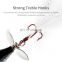 New 55mm/6.5g Fishing Hard lure Plastic Poppers Baits Top Water lures with strong treble hooks