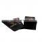 Chinese supplier customized private design black matte 250g smell proof bag flat bottom coffee bags with valve