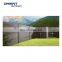 Dark grey privacy fence wood composite wpc decorative garden outside screen