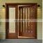 MODERN DESIGN mahogany wood teak wood entry door front door wood screen door with glass design