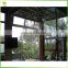 scetional  glass transparent  sliding doors with seal  for house