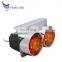 hot selling round circle Vehicle Car truck  red white colour with silvery painting plastic frame 19LED tail light