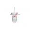 Hot Sale Drinkware Clear Plastic Cup with Lid