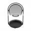 Black Makeup Mirror Household Make up Mirror with Storage New Design Decorative Mirror