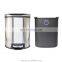 Aemaxx fingerprint proof soft closed lid stainless steel SS foot pedal dustbin