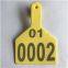 2023 Certified Plastic 134.2KHz TK4100 EM4200 RFID Animal Ear Tag