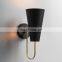 Modern Simple Industrial Dorn Wall Lamp Creative Bedside Wall Lamp Iron Craft Desk Reading Wall Light
