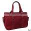 guangzhou supplier genuine leather ladies tote bag shoulder bag with dual handles