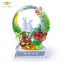 2023 New Years Gift Crystal Trophy Office Decoration Zodiac Rabbit Custom High Quality Wholesale