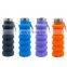 BPA Free 350Ml Collapsable Water Bottle Camping Silicone Cycling Sports Folding Cup Water Bottle Drinkware For Kids