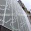 Cheap price light customized color slotted hole decorative perforated metal mesh wall facade panels