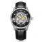 Oem Stainless Steel case Back Water Resistant chinese mechanical Movement skeleton watches men automatic