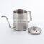 Stainless Steel Gooseneck Kettle Pour Over Coffee Tea Pot For Making Drip Coffee